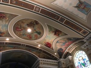 St Ignatius Front Ceiling Right CloseUp